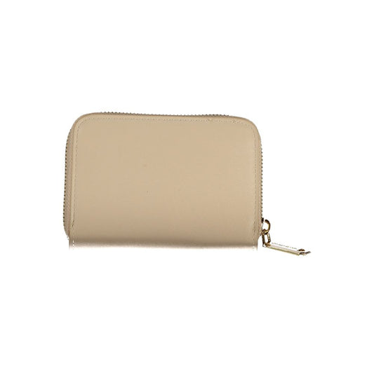 Mario Valentino Beige Polyethylene Wallet