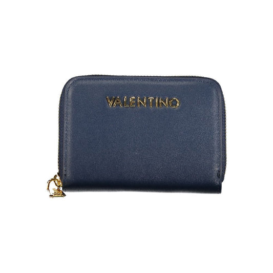 Mario Valentino Blue Polyethylene Wallet
