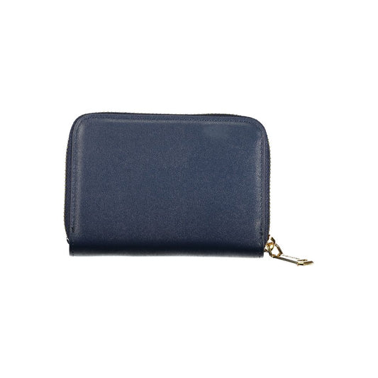 Mario Valentino Blue Polyethylene Wallet
