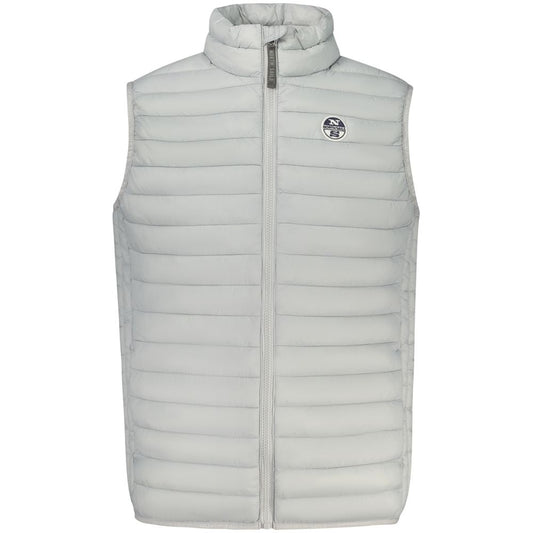 North Sails Gray Polyester Sleveless Jacket