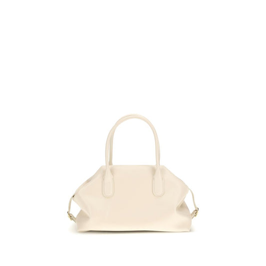 THEMOIRè Cream Other Fibres Shoulder Bag