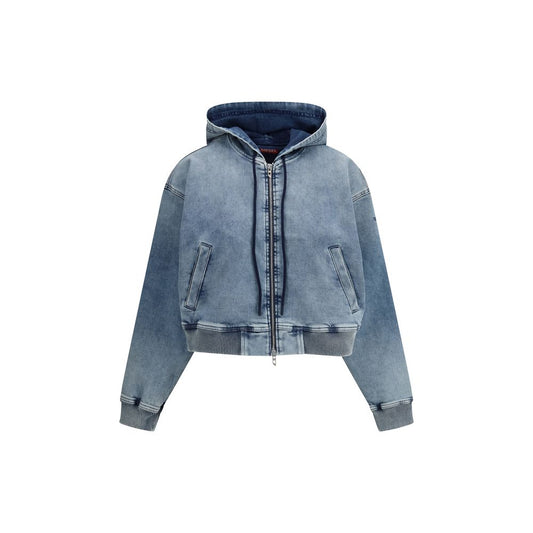 Diesel Blue Cotton Denim Jacket