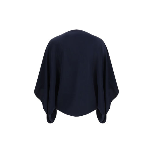 P.A.R.O.S.H. Blue Polyester Sweatshirt