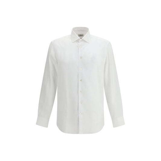 Etro White Linen Dress Shirt