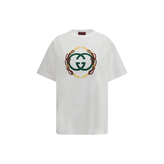 Gucci White Cotton T-Shirt