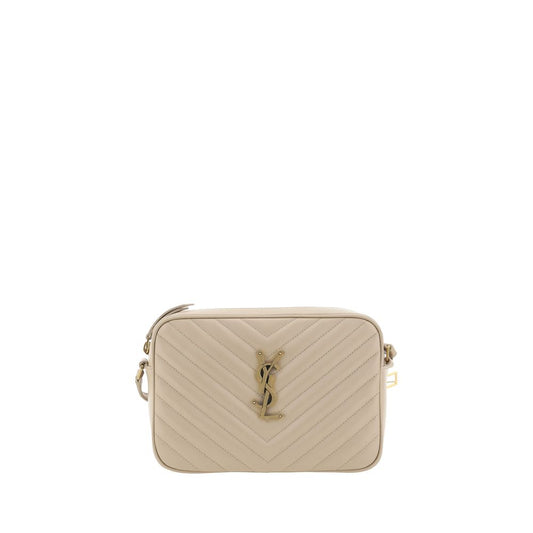 Saint Laurent Beige Calf Leather Bos Taurus Shoulder Bag