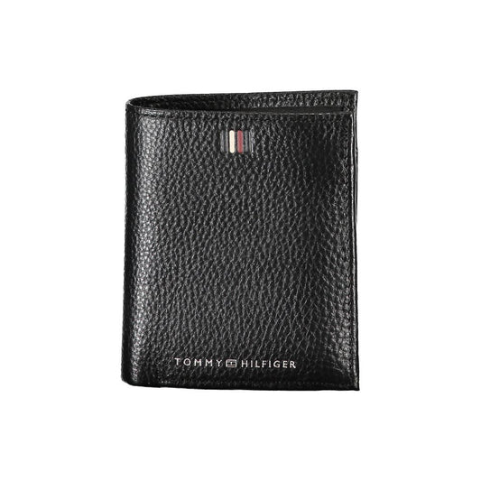 Tommy Hilfiger Black Leather Men Wallet