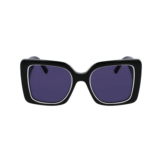 Karl Lagerfeld Black Acetate Sunglasses