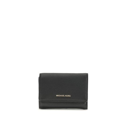 Michael Kors Black Calf Leather Bos Taurus Wallet