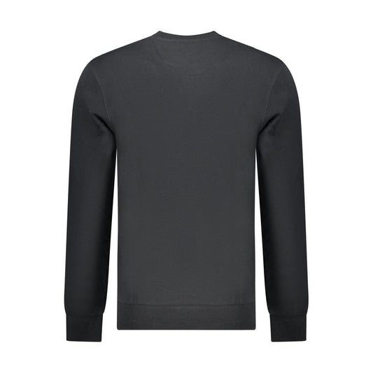 North Sails Black Cotton Men Sweatshirt