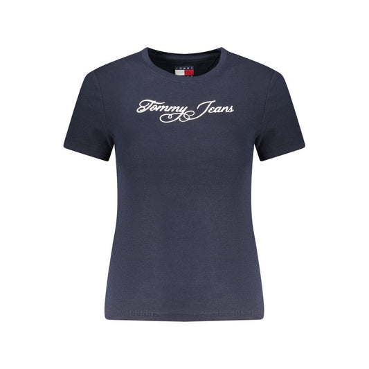 Tommy Hilfiger Blue Cotton Women T-Shirt