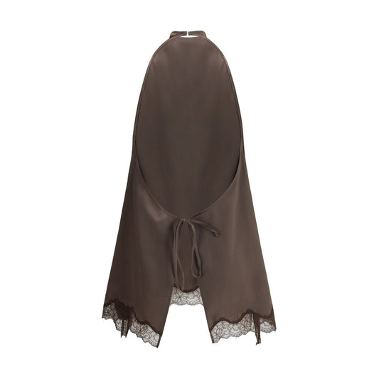 Magda Butrym Brown Silk Blouse