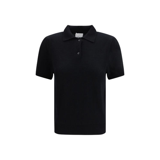 Allude Black Cashmere Dress Shirt