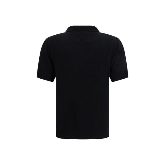 Allude Black Cashmere Dress Shirt