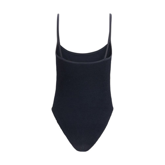 Hunza G Black Polyamide One-Piece Swimsuit