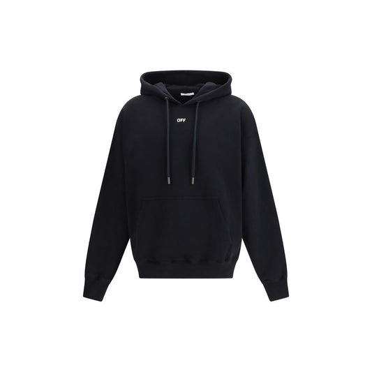 Off-White Black Cotton Sweatshirt