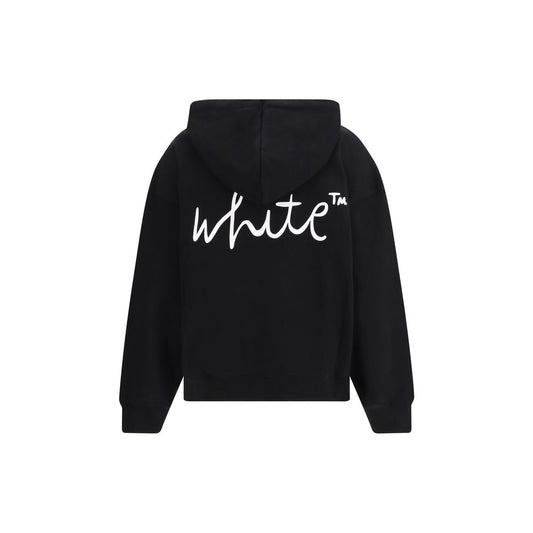 Off-White Black Cotton Sweatshirt