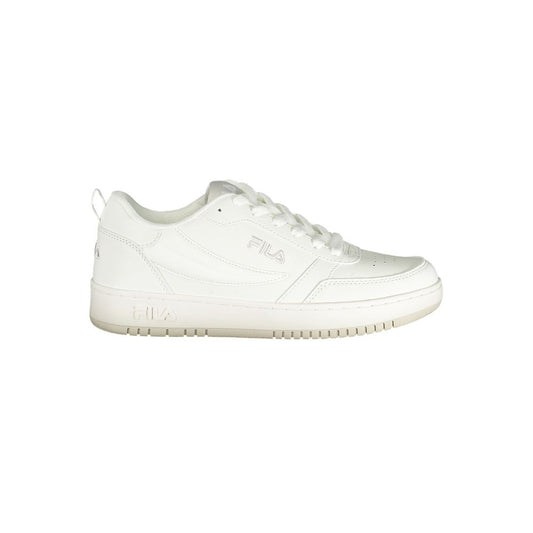 Fila White Polyester Athletic Sneakers