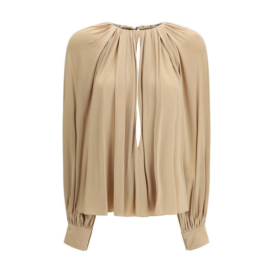 Ferragamo Beige Viscose Top