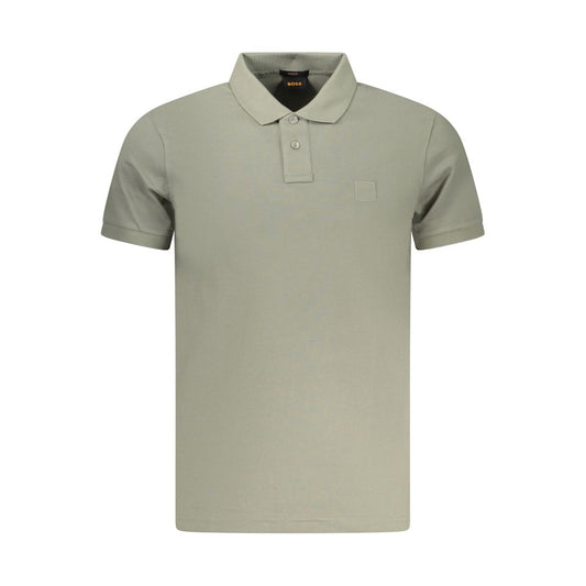 Hugo Boss Verde Cotton Mens Polo-Shirt