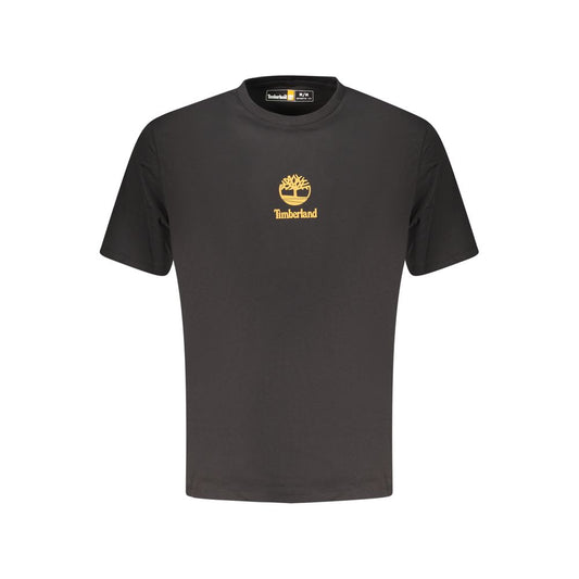 Timberland Black Cotton Mens T-Shirt