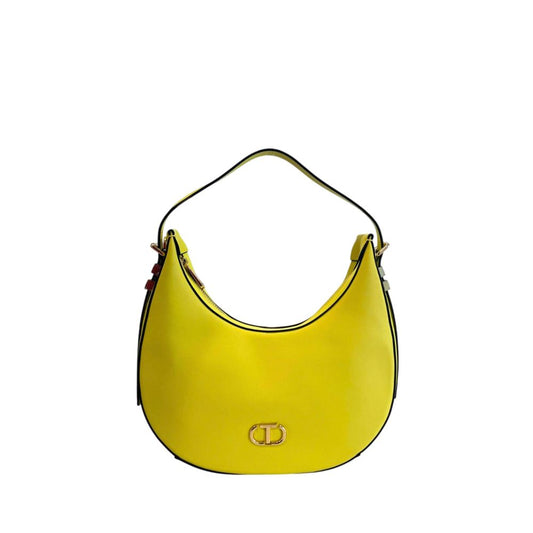 Twinset Bicolor Polyethylene Clutch Bag