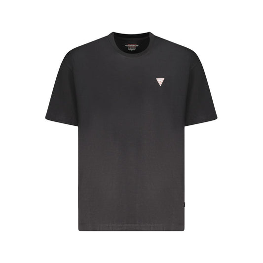 Guess Jeans Nero Cotton Mens T-Shirt