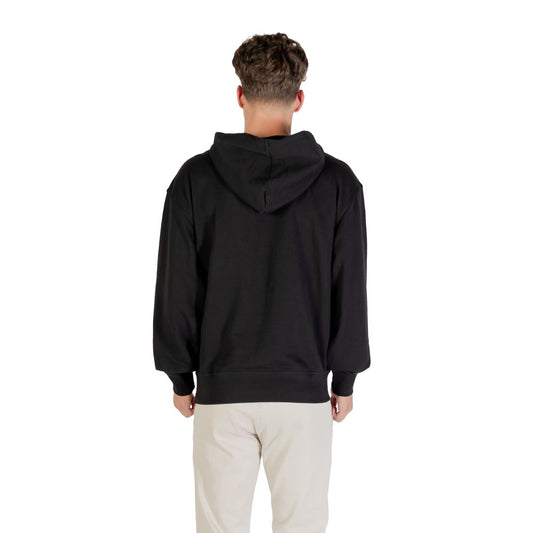 Hugo Boss Black Cotton Hoodie