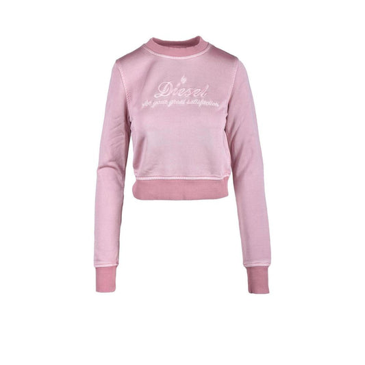 Diesel Pink Viscose Sweatshirt