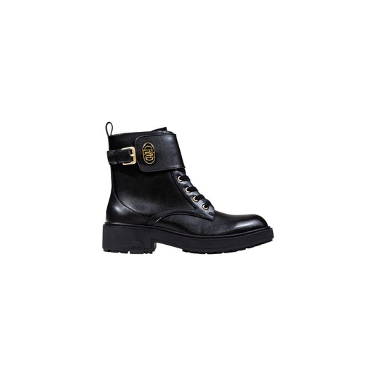 Liu Jo Black Artificial Leather Lace-Up Boots