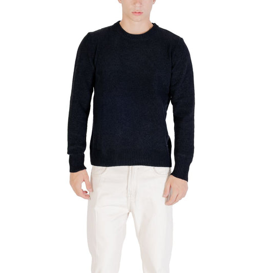 Gianni Lupo Black Polyester Sweatshirt