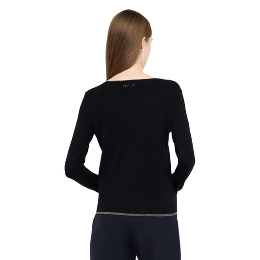 Liu Jo Black Textile Cardigan