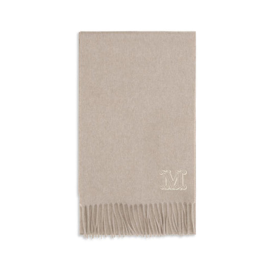 Max Mara Beige Cashmere Scarf