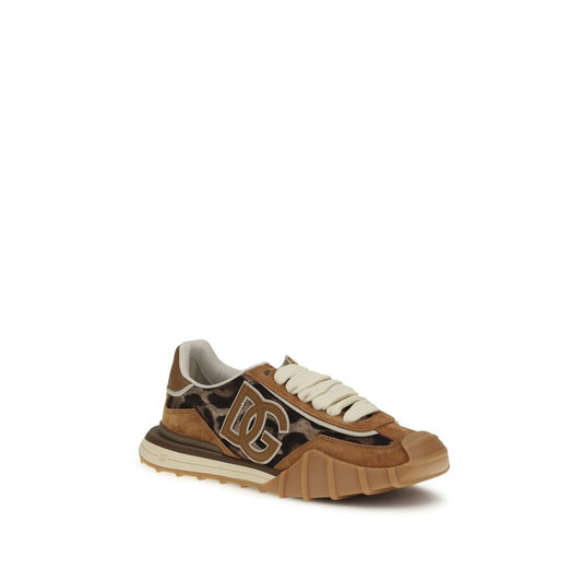 Dolce & Gabbana Multicolor Polyamide Athletic Sneakers