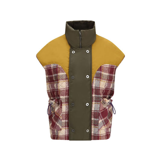 MARBELL Red Polyamide Sleveless Jacket