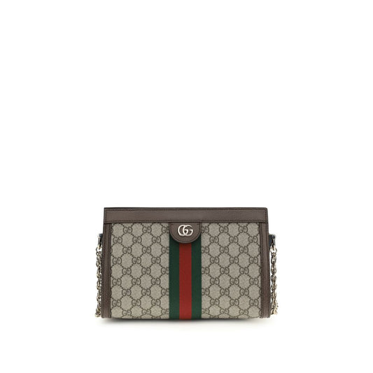 Gucci Brown Fabric Handbag