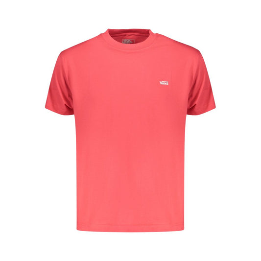 Vans Red Cotton Men T-Shirt