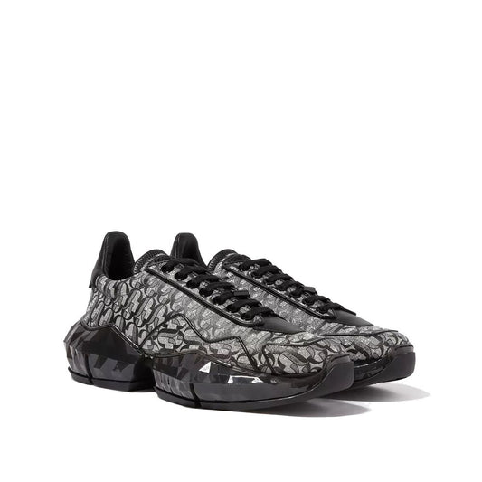 Jimmy Choo Black Calfskin Sneakers