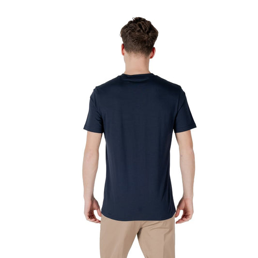 Hugo Boss Blue Cotton T-Shirt