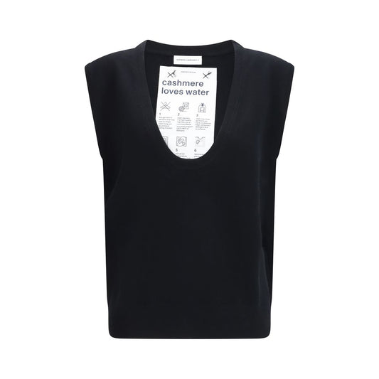 Extreme Cashmere Black Elastane Sweatshirt