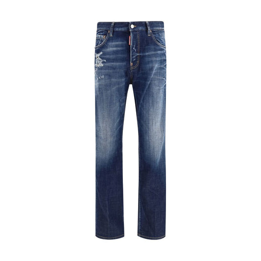 Dsquared² Blue Cotton Jeans Denim