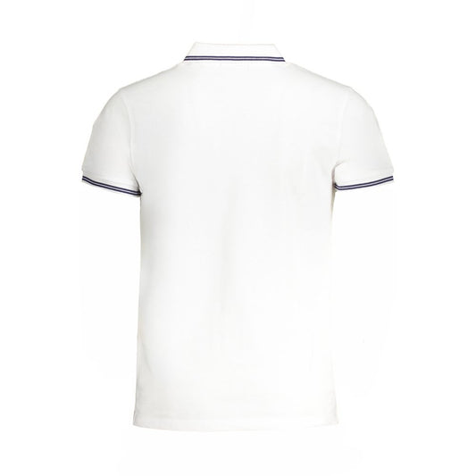 Cavalli Class Bianco Cotton Men Polo