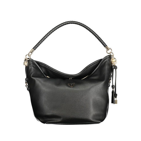Guess Jeans Black Polyethylene Handbag