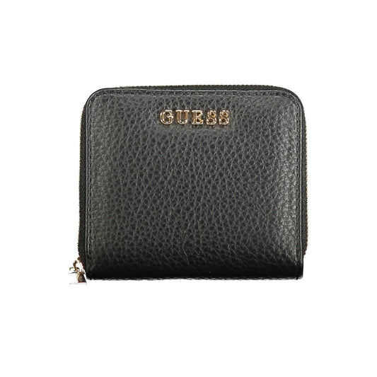 Guess Jeans Black Polyurethane Women Wallet