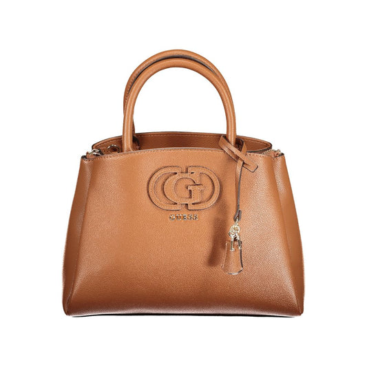 Guess Jeans Brown Polyethylene Handbag