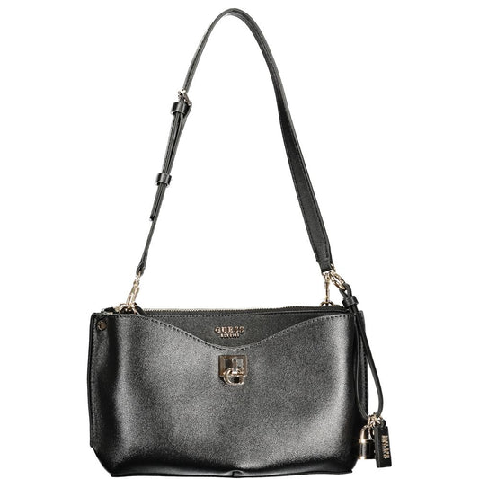 Guess Jeans Black Polyethylene Handbag
