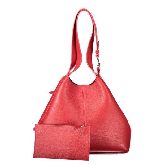 Coccinelle Red Leather Handbag