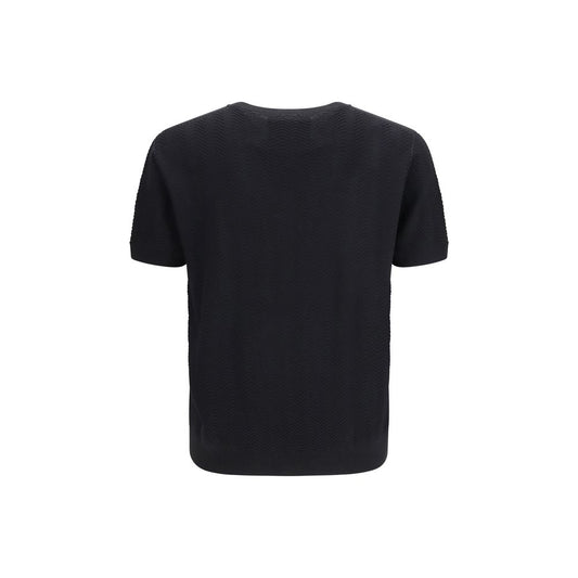 Giorgio Armani Black Silk Sweatshirt