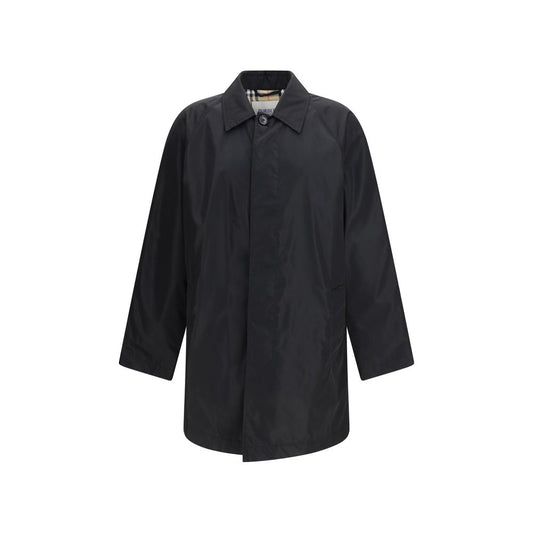 Burberry Black Polyester Coat