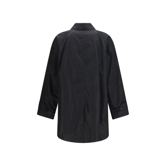 Burberry Black Polyester Coat